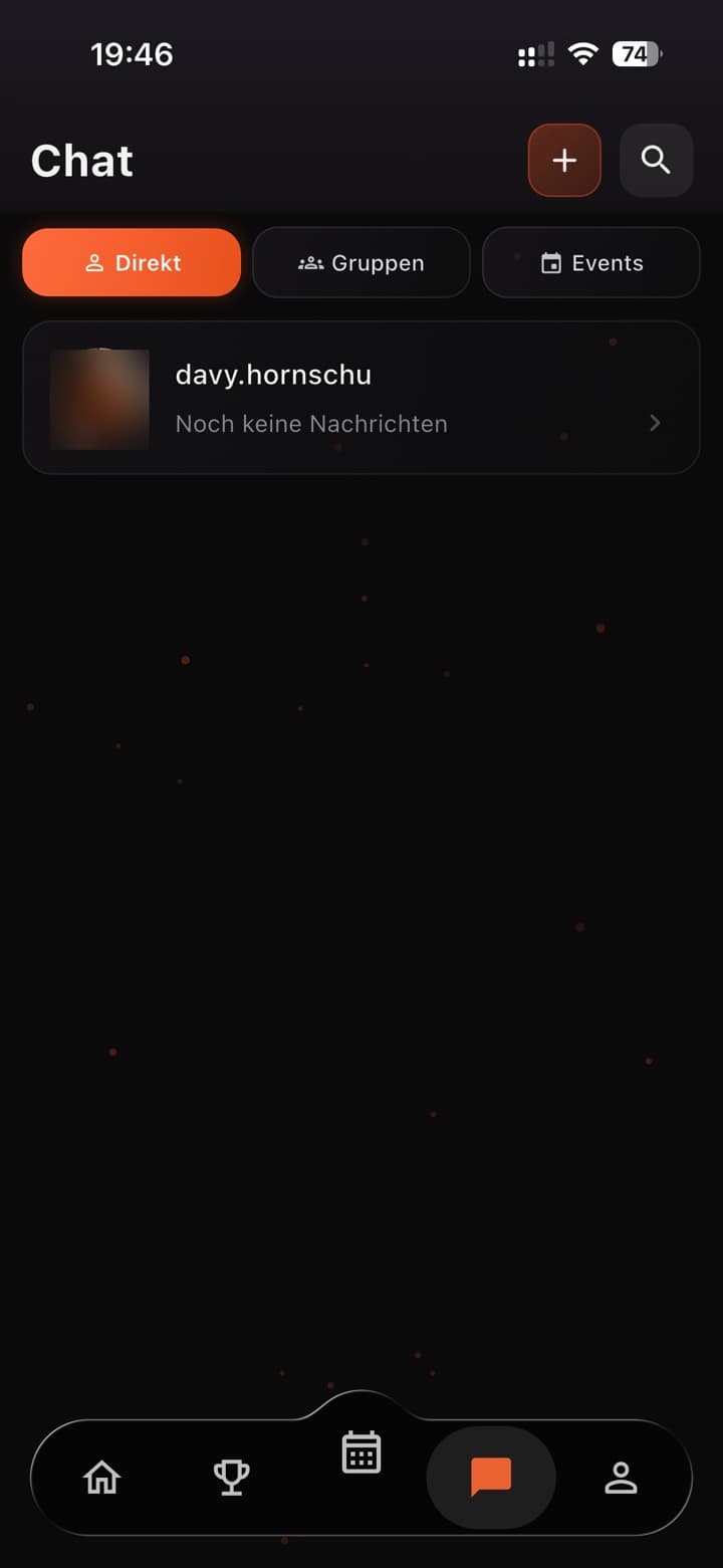 Direktnachrichten und Gruppen