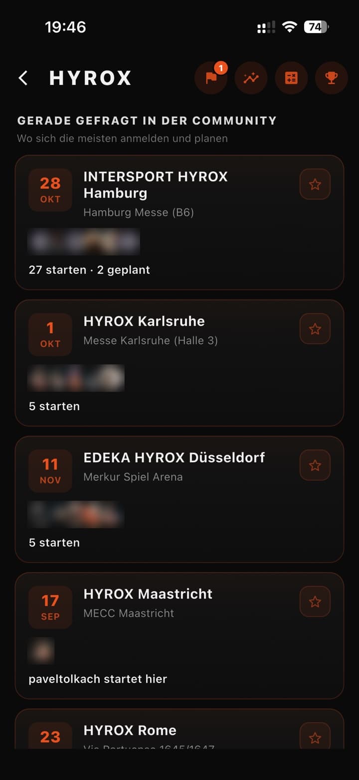 Wettkämpfe der Community